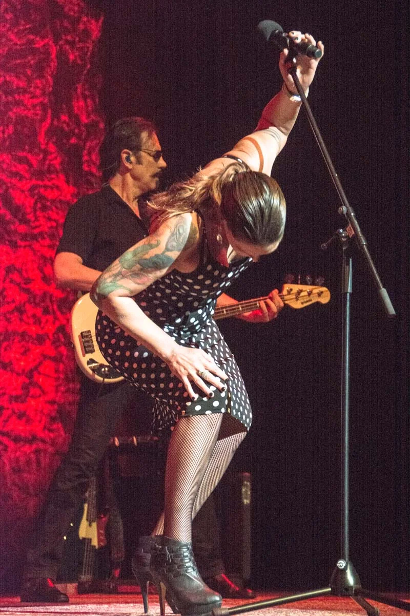 Beth Hart performing live at Cardiff's St David's Hall, Photograph: Liz Aitken