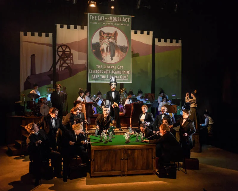 The Welsh National Opera Ladies chorus take to the stage with the UK tour of Rhondda Rips it Up which tours Wales and england during Summer 2018. Photo: Jane Hobson..