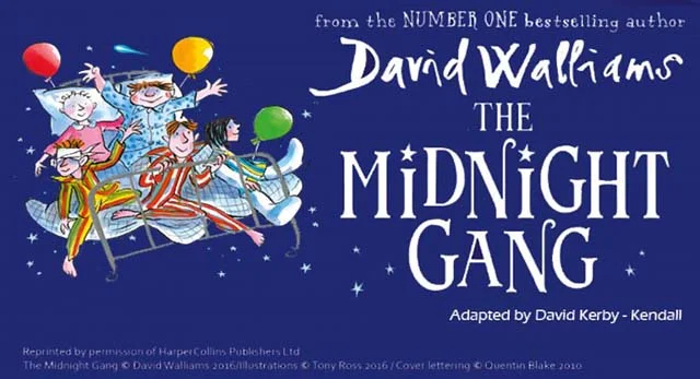 David Walliams' The Midnight Gang will be performed at Abergavenny Castle on August 17