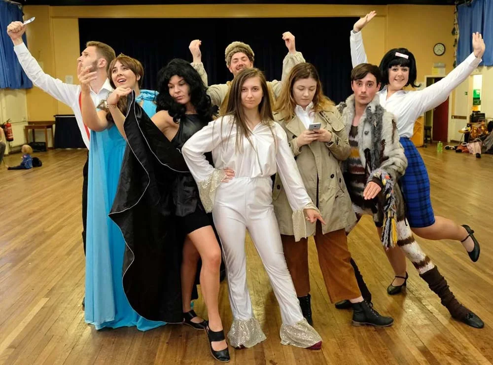 A scene from Glass Ceiling Theatre’s production of Forbidden Broadway playing at Newport’s Dolman Theatre from September 21-22, 2018.