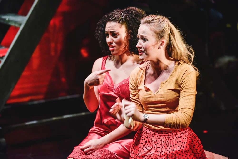 Leeway Productions .The Last Five Years. starring Raffie Julien and Lauren Hood (both Cathy Hiatt). Photo by Kirsten McTernan 387s