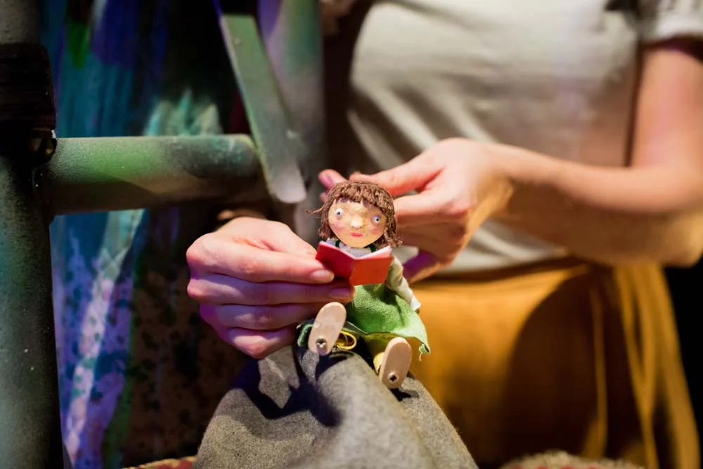 A scene from Soap Soup Theatre’s family show, The Selfish Giant based on a story by Oscar Wilde.