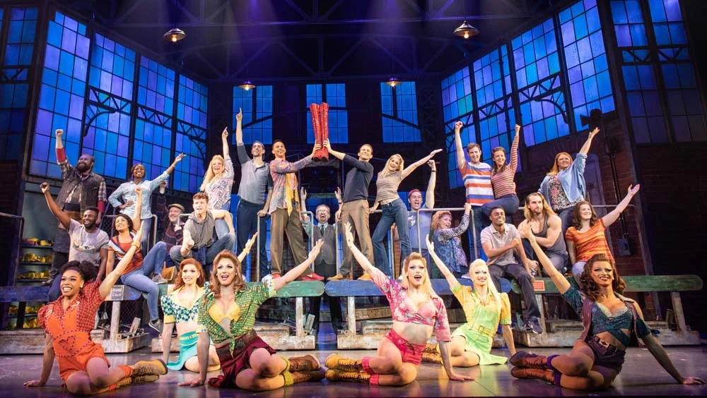 The cast of Kinky Boots which plays at Bristol Hippodrome until March 9, 2019