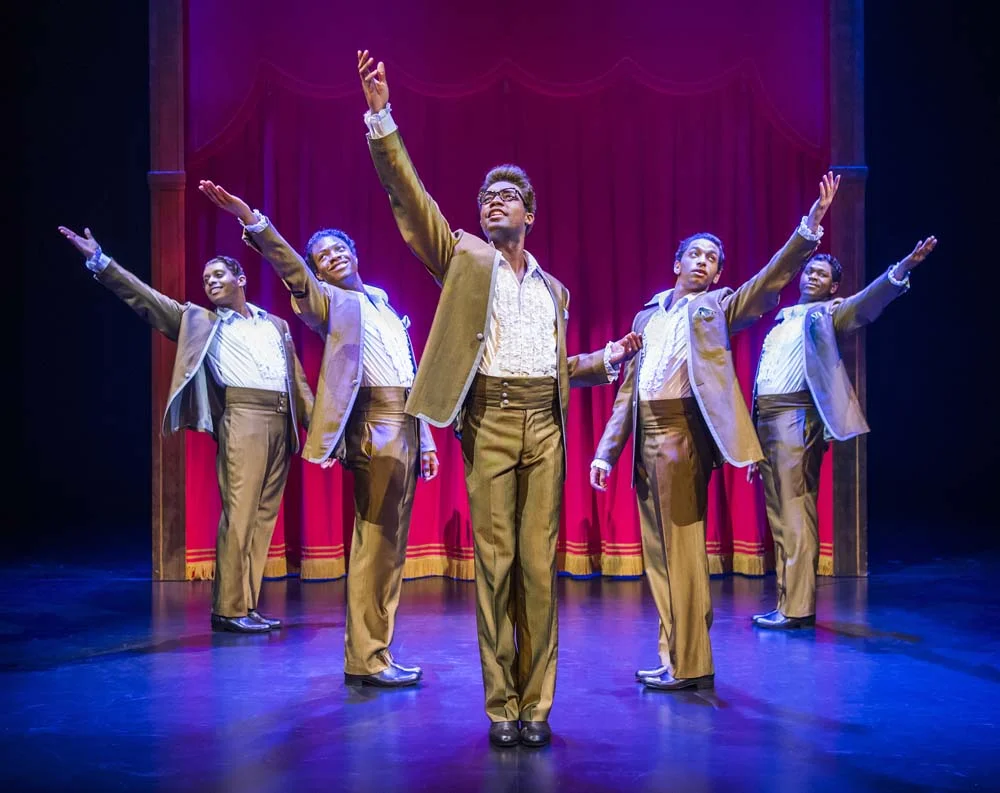 Motown The Musical recaptures the sounds of The Temptations at Wales Millennium Centre. Photo Tristram Kenton.