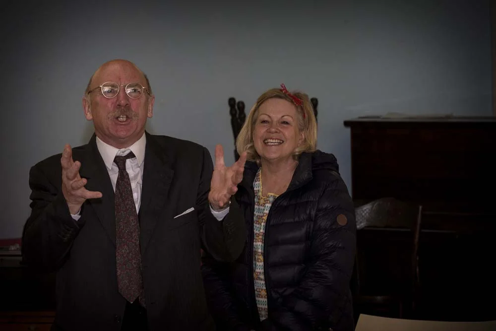 Eileen Symonds and Steve Saunders in Newport Playgoers presentation of Death of a Salesman by Arthur Miller which runs at Newport’s Dolman Theatre from April 9-12. Photographs copyright: Paul Johnson 2019