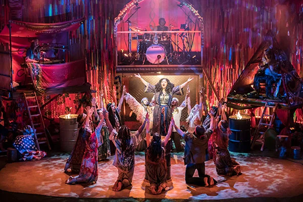 The cast of Hair The Musical on its 50th anniversary tour which runs at Cardiff’s New Theatre from April 15-20, 2019.