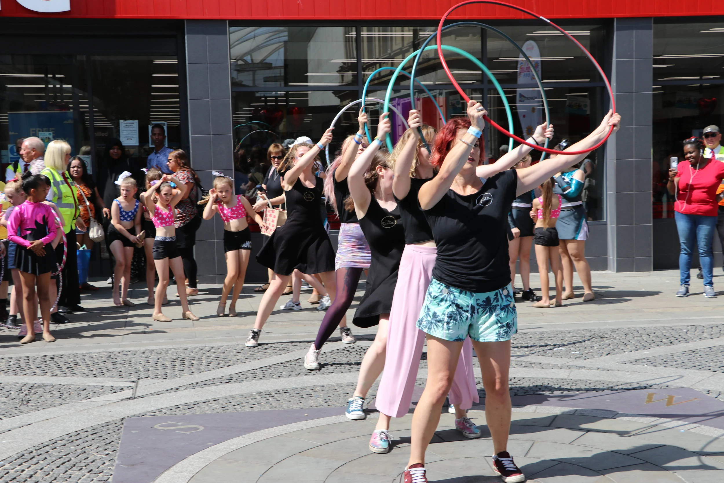 Hooping event at 2018’s Big Splash Festival in Newport, which has been nominated for the Arts, Business & Brand Identity Award.