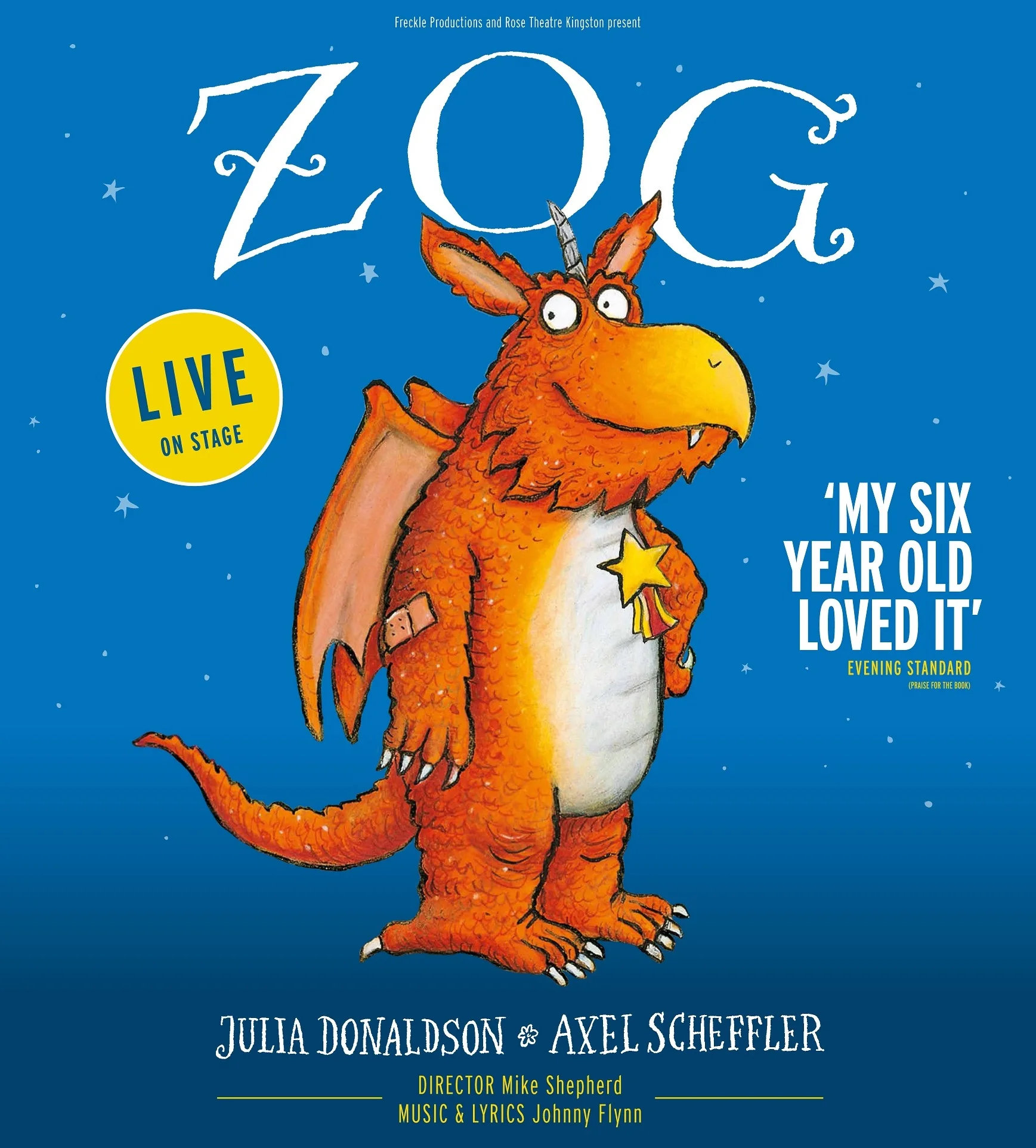Julia Donaldson’s Zog, is live to the stage at St David’s Hall for six shows from Friday 26 – Sunday 28 April!, 2019.