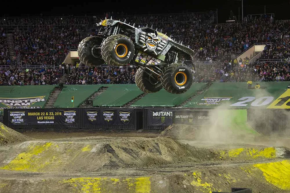 Max-D was one of the memorable trucks that took part in hair-raising stunts at last years Monster Jam®. The event returns to Cardiff’s Principality Stadium on May 18, 2019.