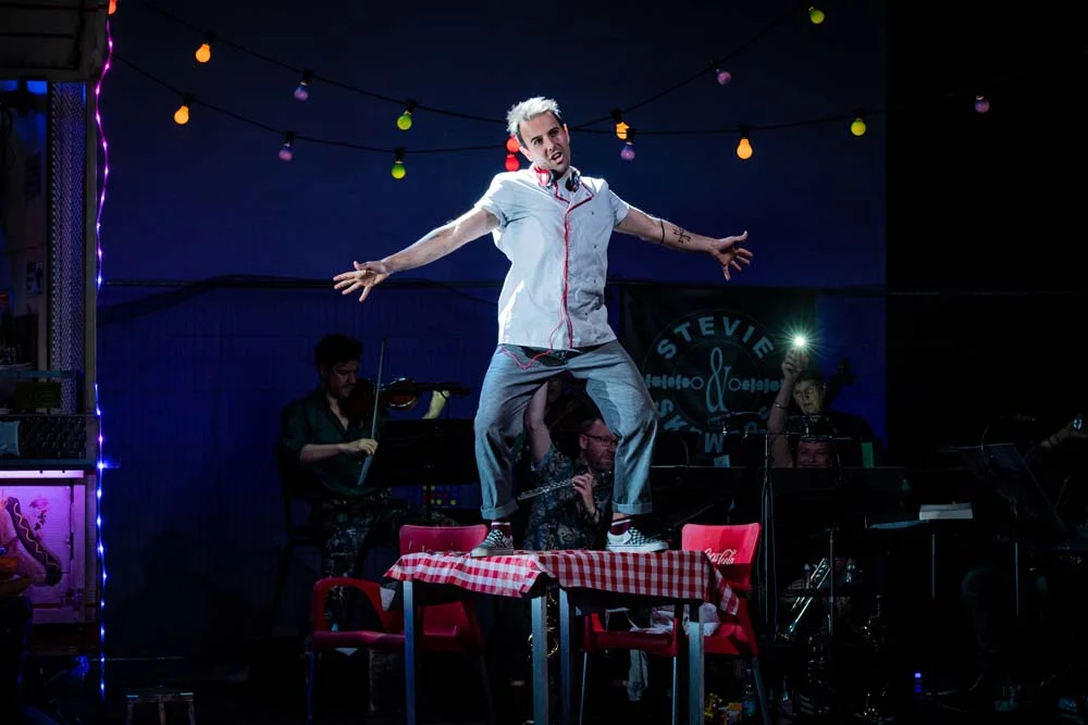 Nico Darmanin (Ernesto) in the Welsh National Opera’s presentation of the comic opera, Don Pasquale Photo credit Robert Workman