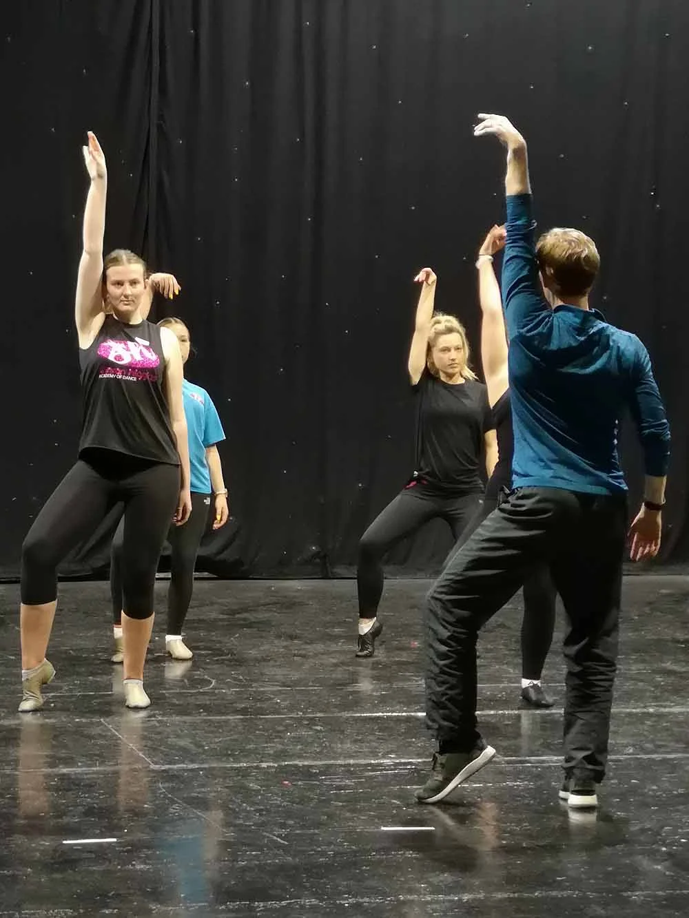 Matthew Malthouse presenting a masterclass at the BBO Dance Workshops in Newport’s Dolman Theatre. Photo: Andy Howells