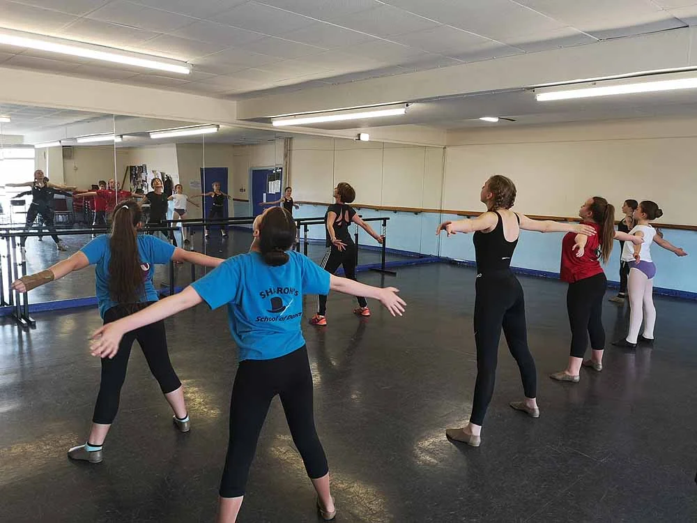 Emma Woods presenting a masterclass at the BBO Dance Workshops in Newport’s Dolman Theatre. Photo: Andy Howells
