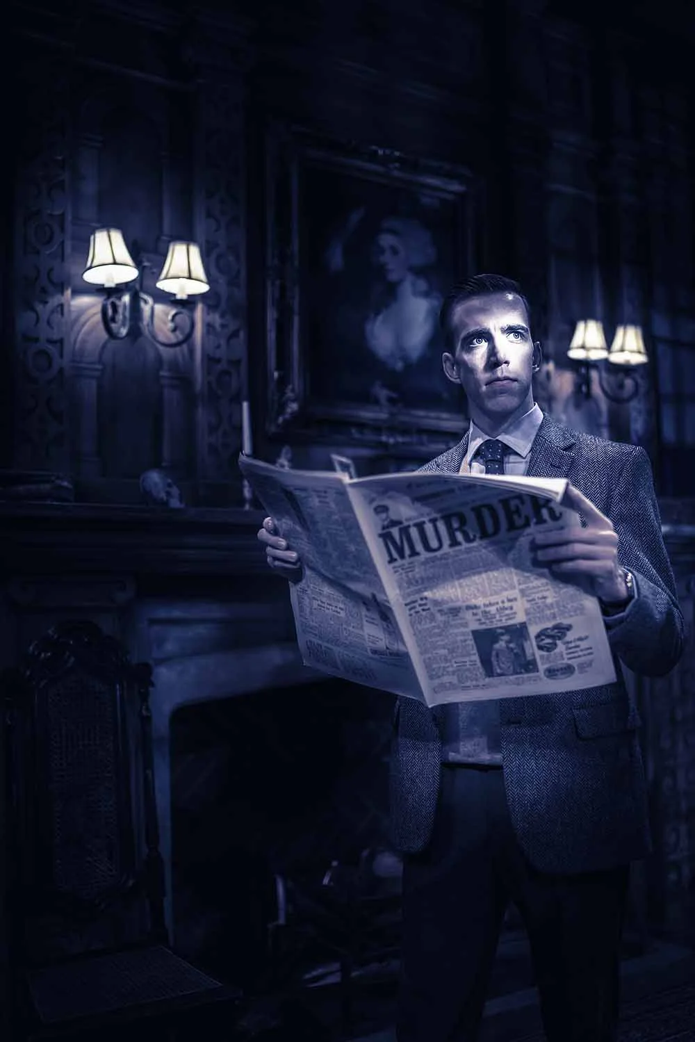 Nick Biadon in The Mousetrap 2019 UK tour Photo: Johann Persson