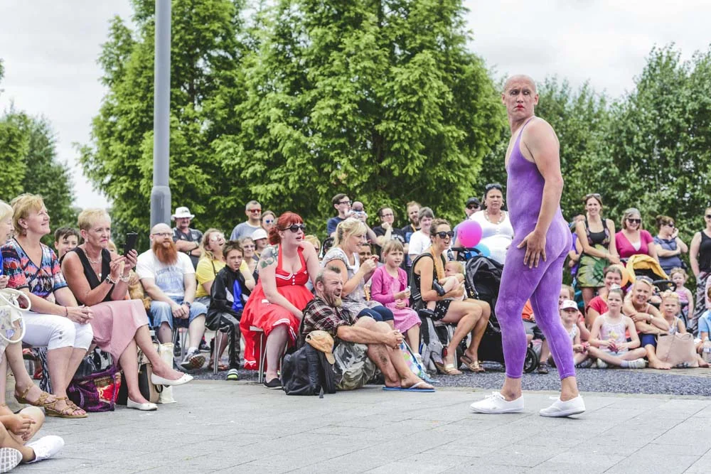 Volunteer at Newport’s Big Splash Festival Picture: Kirsten McTernan