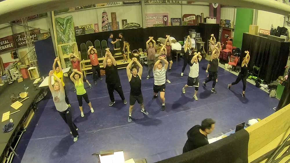 Everyman Theatre in rehearsal for Jesus Christ Superstar to be presented at Cardiff Open Air Theatre Festival during summer 2019.