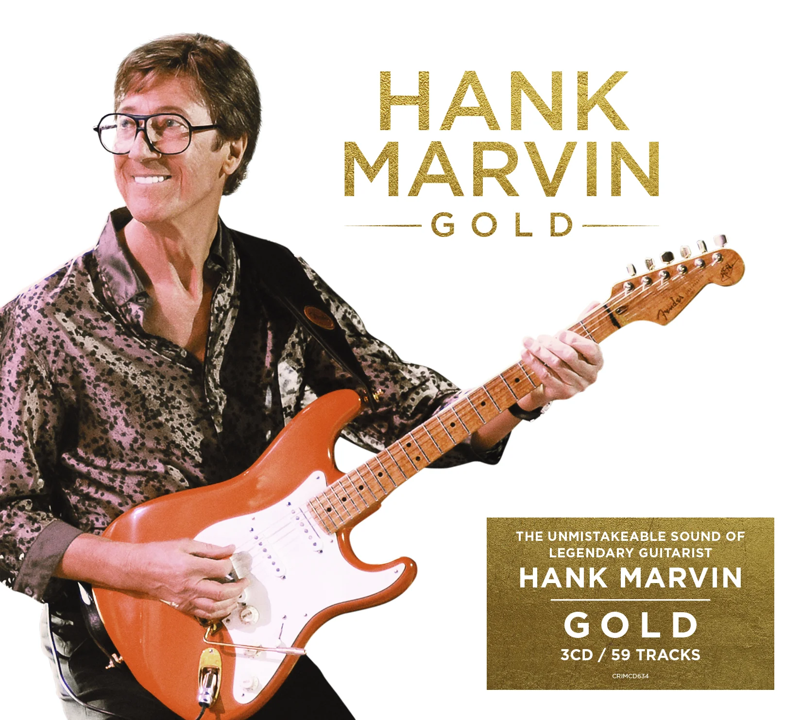 Hank Marvin releases a triple CD set spanning 50 years of solo recordings, Gold on June 28, 2019
