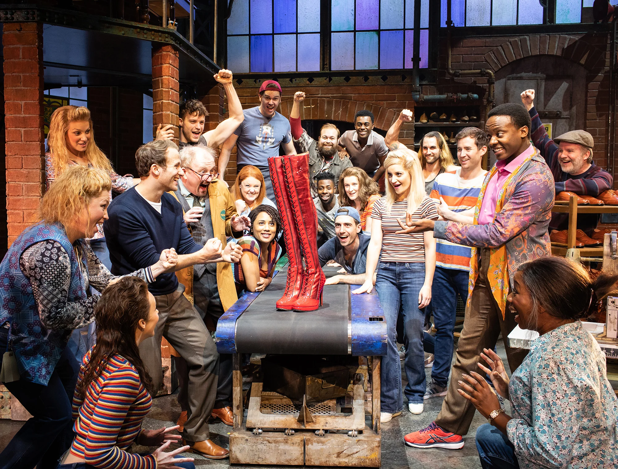 Kinky Boots starring Kayi Ushe, Joel Harper-Jackson and Paula Lane at Cardiff’s Wales Millennium Centre until August 3, 2019.