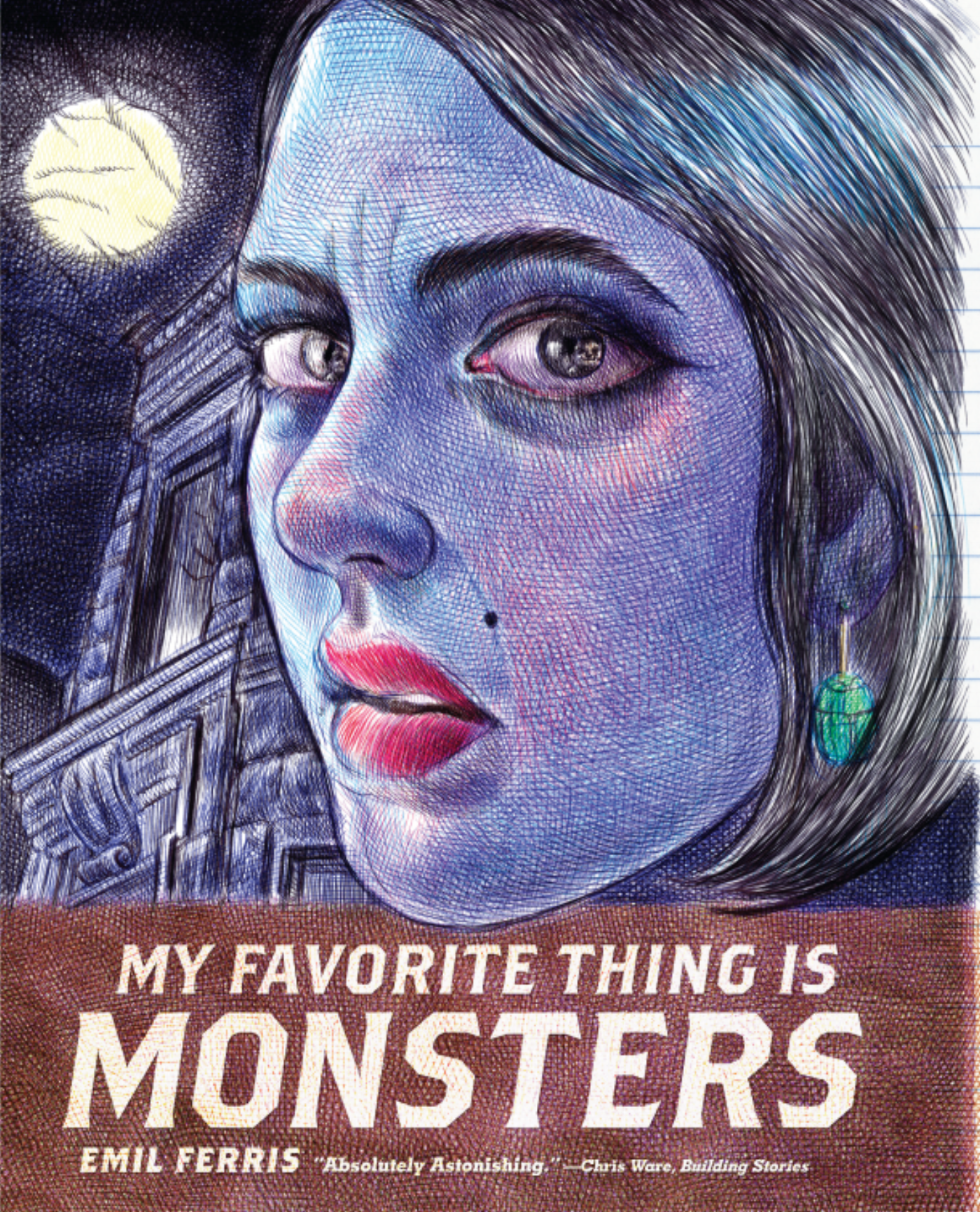 Emil Ferris. My Favourite Thing is Monsters. Fantagraphics. $52.99, 386 pp., ISBN: 9781606999592
