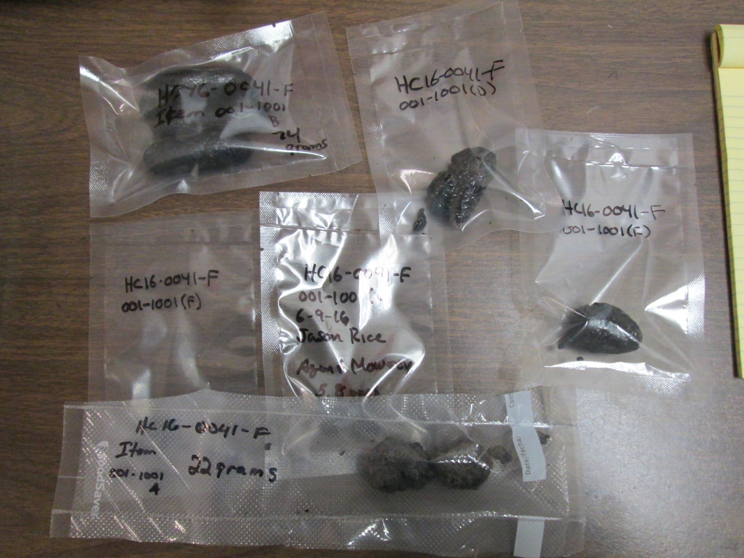 The Humboldt County Drug Task Force, Humboldt County Sheriff's Office and U.S. Marshals found a wide variety of illegal drugs, as well as a butane honey oil lab, in a room at Garberville's Lone Pine Motel. (Humboldt County Sheriff's Office)