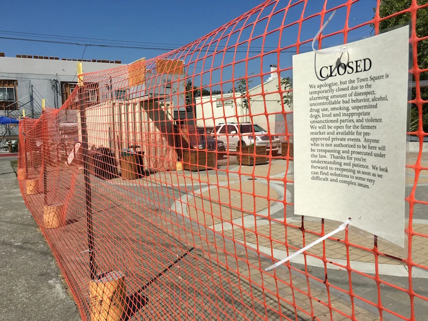 The square will be closed for 60 days except for Farmers Markets and other select events. 