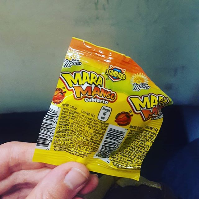 The great thing about being forgetful is receiving presents from your past self right when you need it. Thanks for the chili -mango lollipop, past Wells! .
.
.
.
.
#yum #serendipity #lookwhatifound #latreats #losangelesmusicians #songwriters