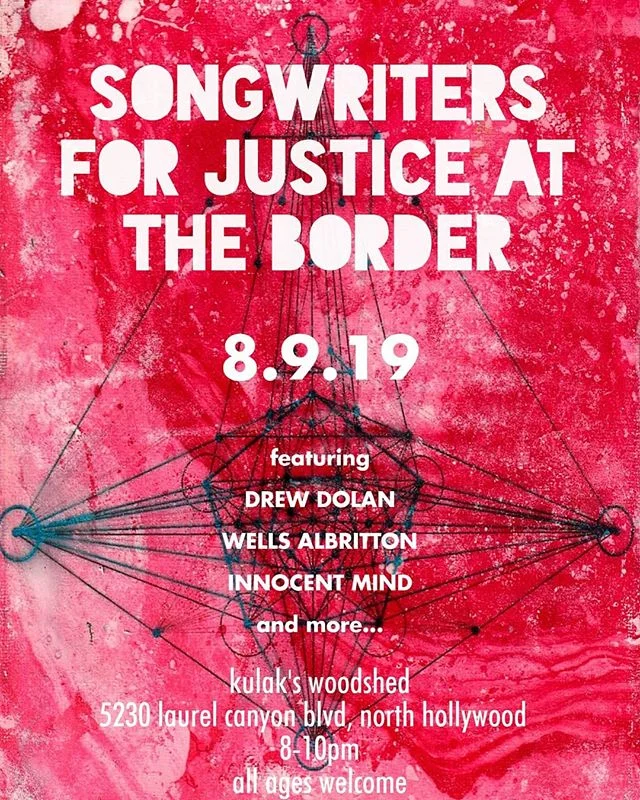 This Friday I am producing and performing in a benefit show for @raicestexas at Kulaks Woodshed ! Featuring the amazing @drewdolan_ and @innocentmindoriginal plus more artists to be announced soon!
You should be there.
#lamusicians #raices #justice #socialjustice #musicforacause #la #fridaynights #weekendplans #losangeles #livemusic #songwriters #immigration #lasongwriters #localmusic