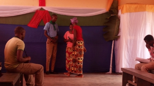 Role pay to promote Bible reading ~ Rwanda