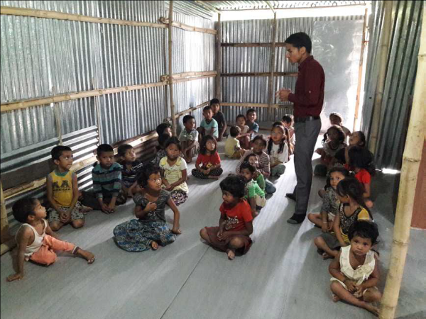 Shiva Ministering to Children - Nepal