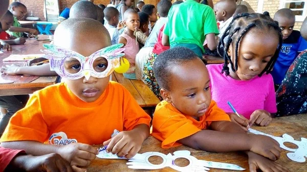 Fun time at Camp - Rwanda