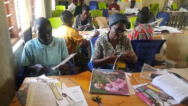 Making Sunday School Teaching Materials – Milo, Tanzania