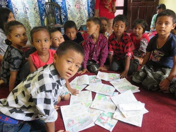 Children at Camp - Nepal