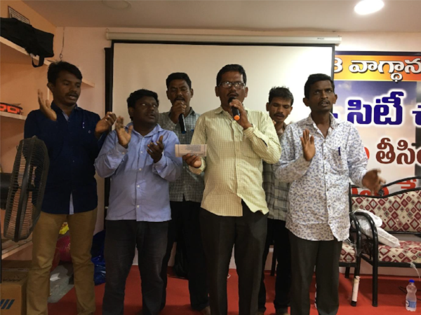 Worship at Missionary Conference - India