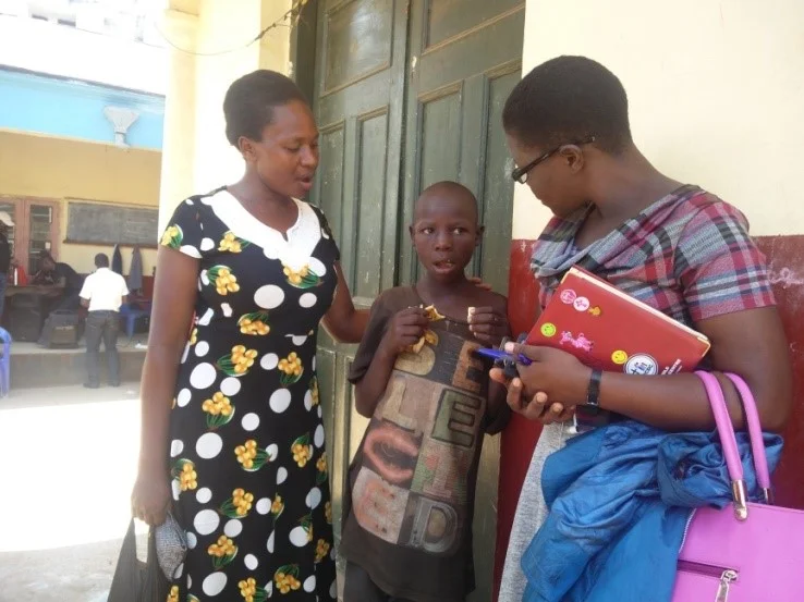 Ministering to a Street Child – Uganda
