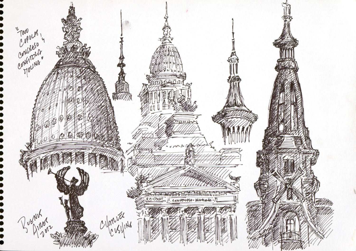BUENOS AIRES DRAWINGS — Charles Cushing Fine Art