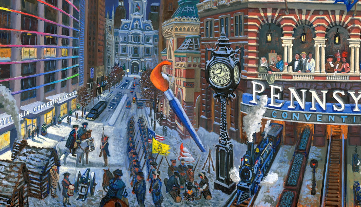 detail shot of print