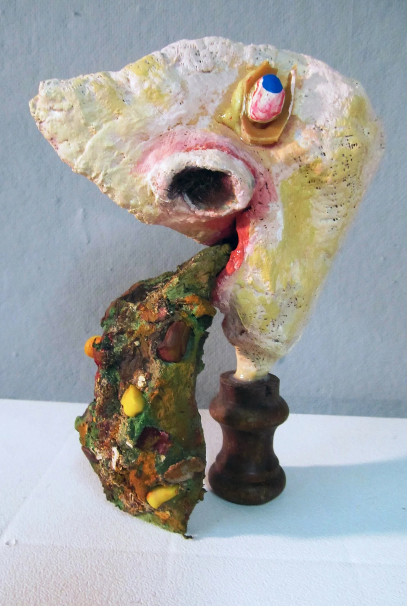 Puke-mixed media-6 by 3 by 2"-2014