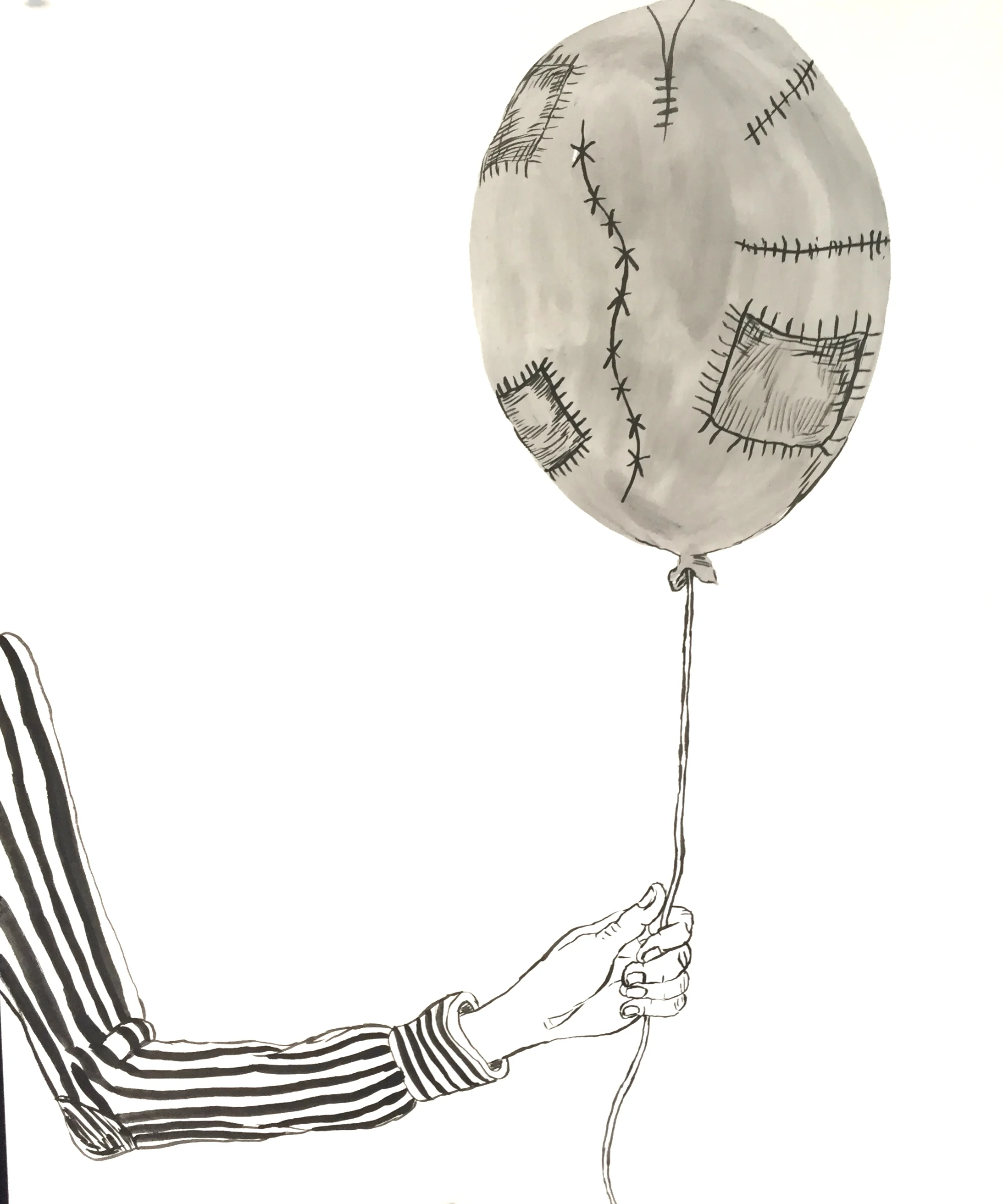 Fragile-ink on paper-14 by 17"-2015