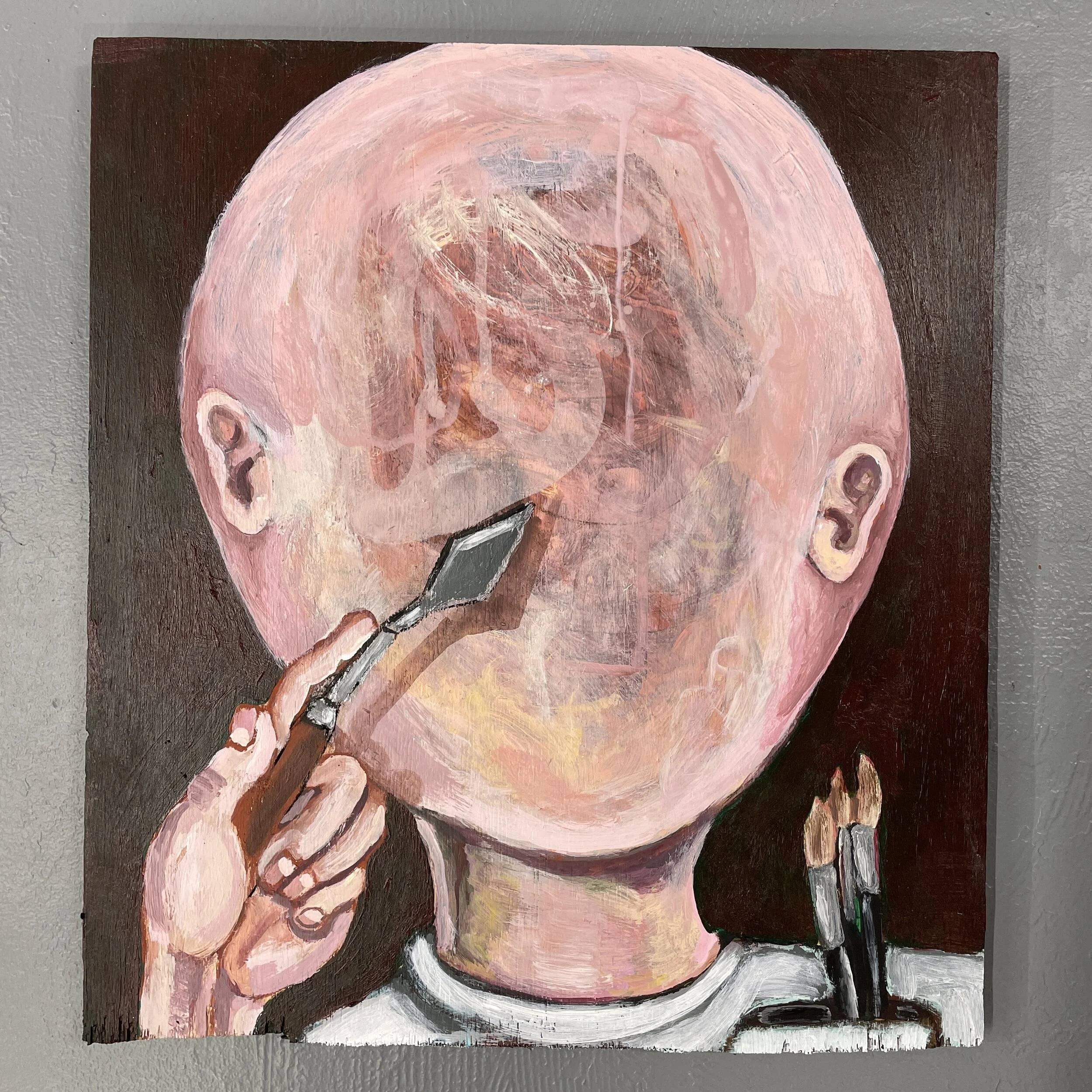 blank-acrylic on wood-20 by 18 inches-2021