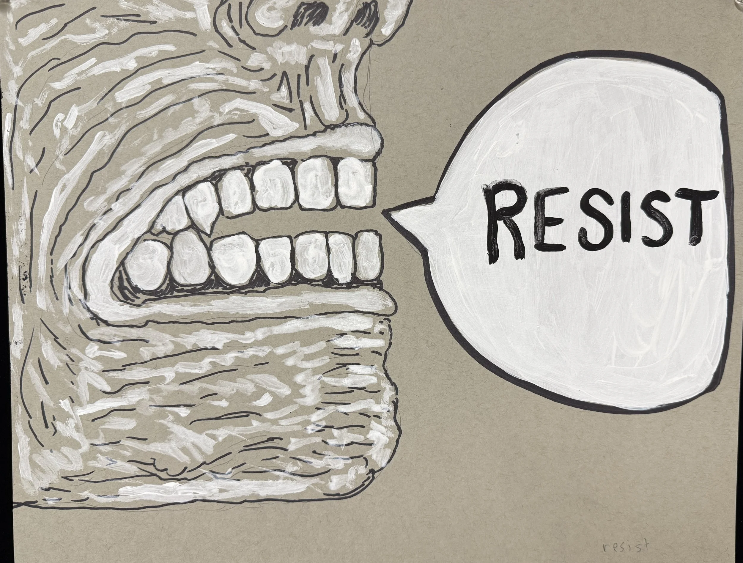 Resist ink on paper 15 by 15 inches 2026