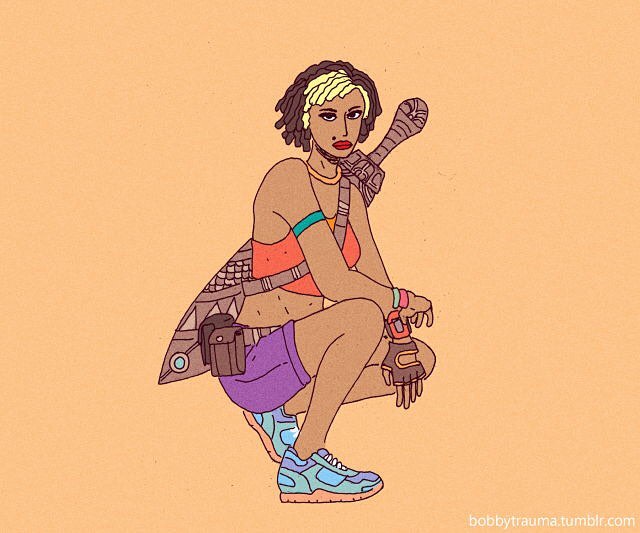 Art by Bobby Trauma/Robert B. Matuluko