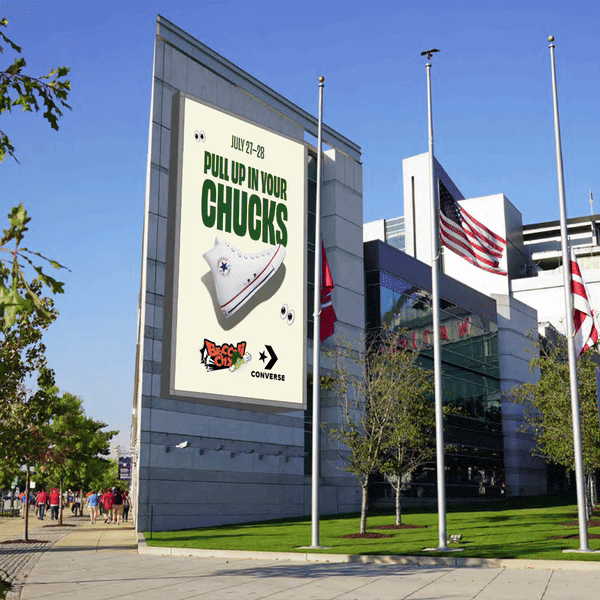 Converse Broccoli City Festival Out-of-Home Digital Promo.gif