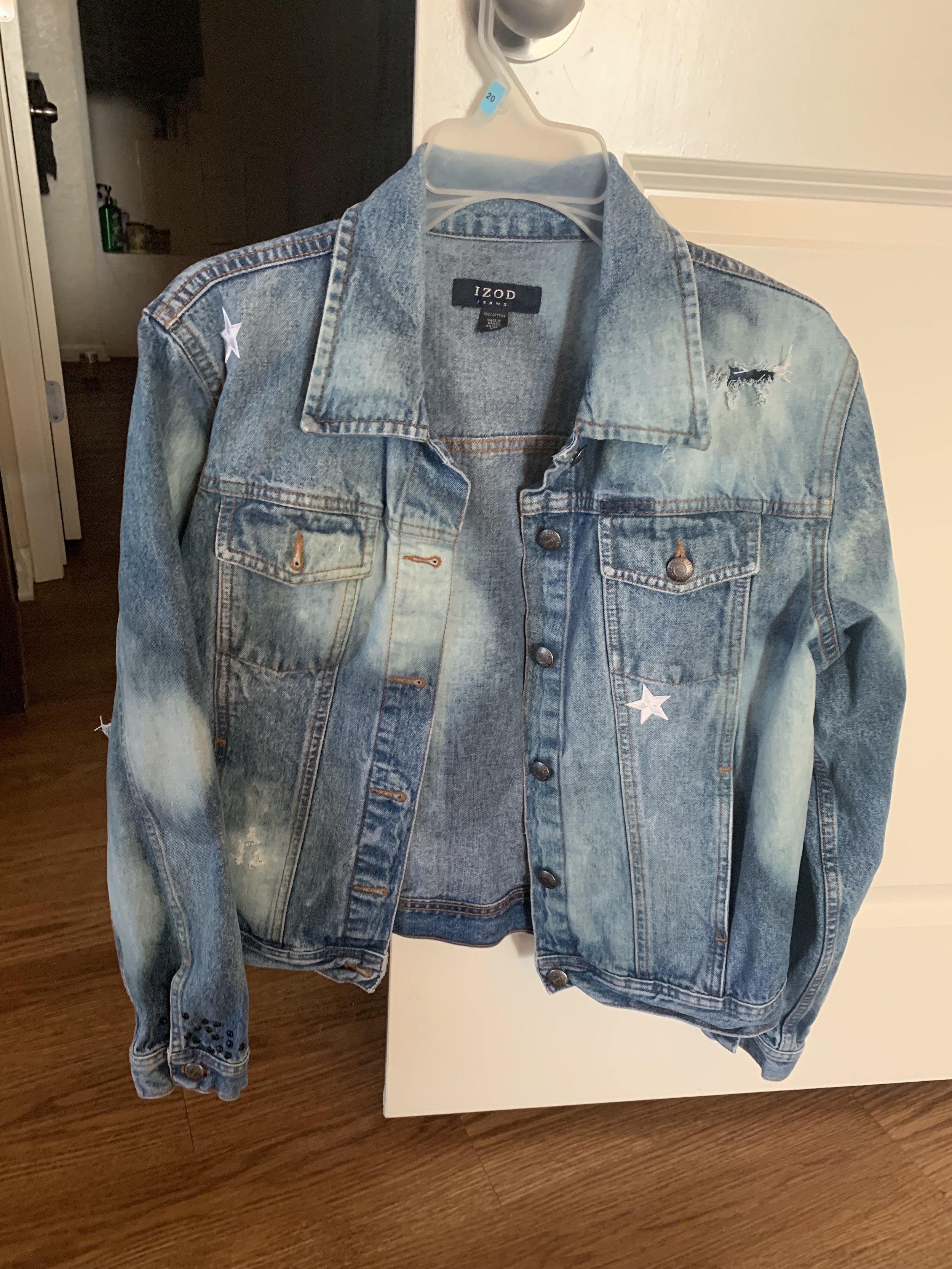 caution to the wind denim jacket