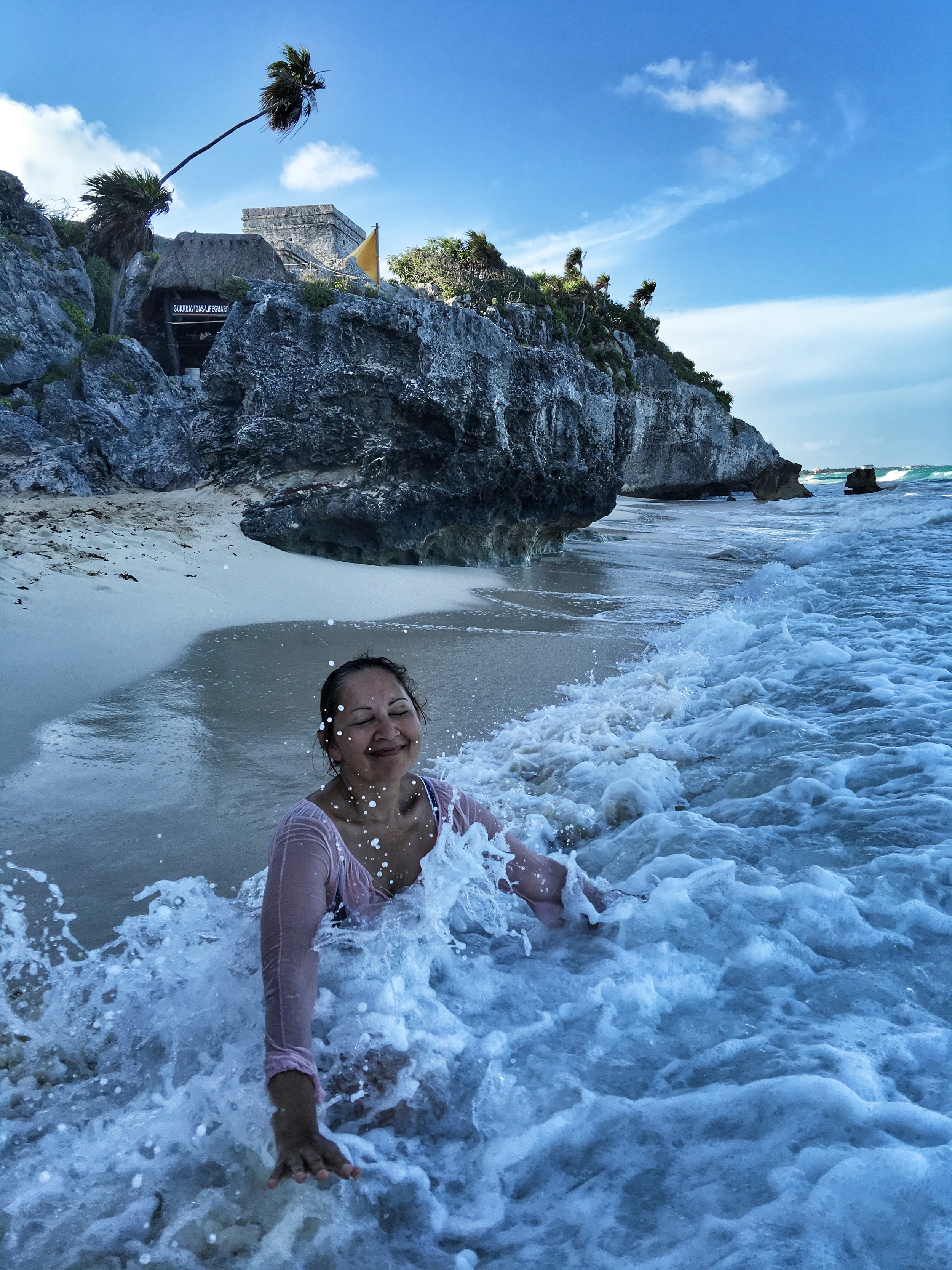Frolicking.