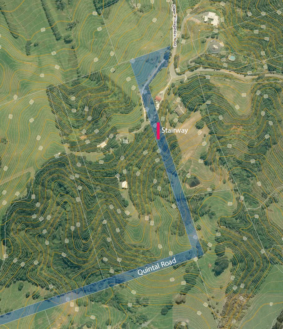 Stairway location