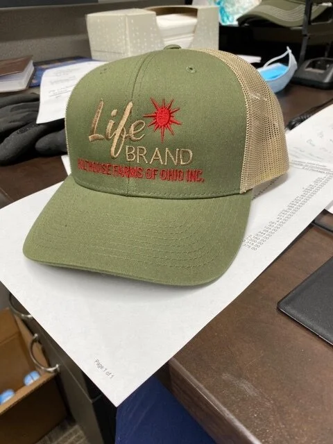 Life Brand Cap Embroidery