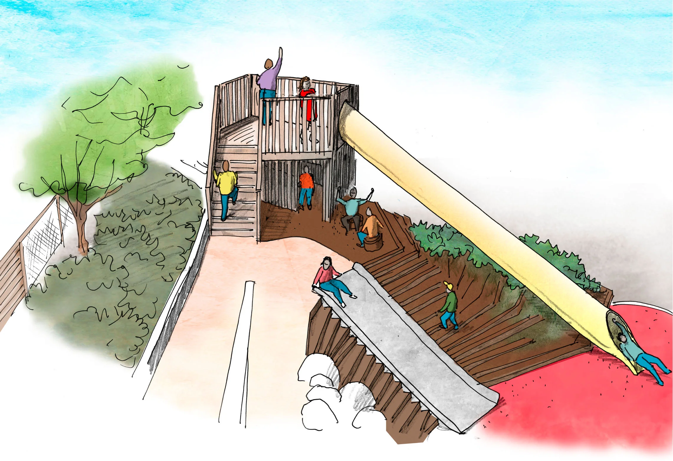 Embankment Slide and Tubeslide