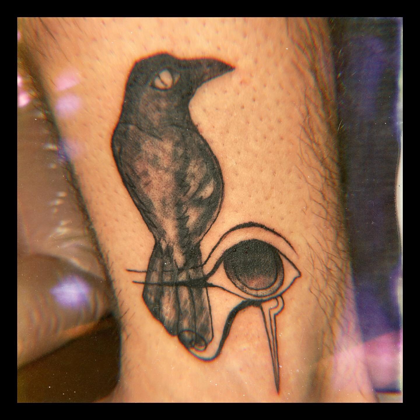 Crows with mal de ojo done @misfitkavabar 
👁🖤🕊