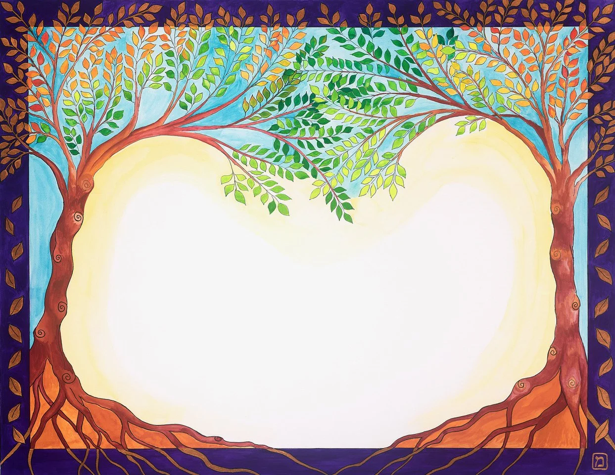 Trees Growing Together Ketubah