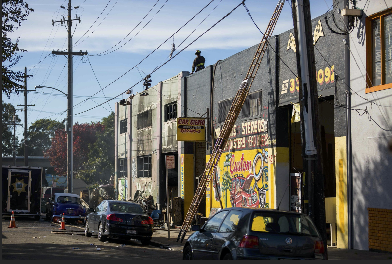 Oakland Warehouse Fire Picture