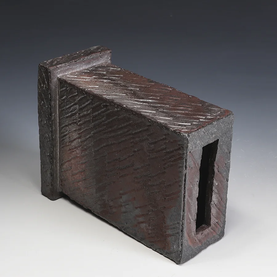 Steve Schaeffer, wood fired vase, In Tandem Gallery www.intandemgallery.com